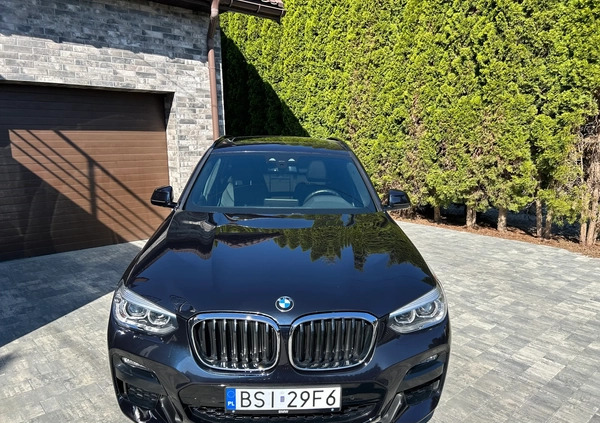 BMW X3 cena 155000 przebieg: 53000, rok produkcji 2021 z Siemiatycze małe 407